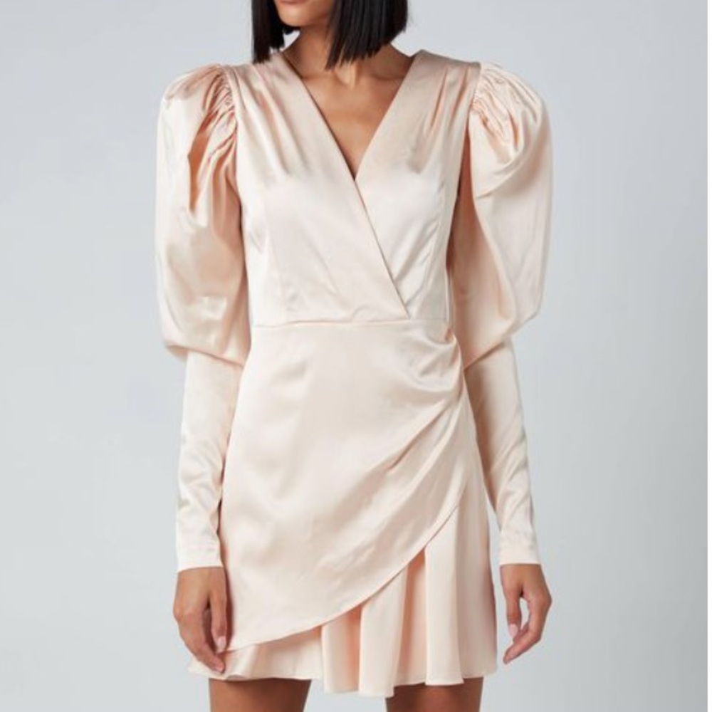 ROTATE BIRGER CHRISTENSEN Aiken Pink Dress 36 S
